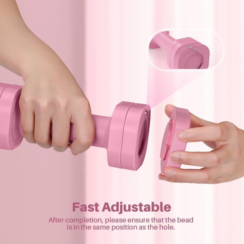 Zempox Adjustable Dumbbell Set of 2, 4 in 1 Free Weights Dumbbells Set for Women, Hand Weights for Women at Home, Each 2lb 3lb 4lb 5lb with TPU Soft Rubber Handle for Home Gym Exercise Training - Image 4